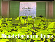 Malerisch schön: „Monets Garten“ - ein immersive Ausstellungserlebnis" in XXL Format im UTOPIA - The Happening Place an der Heßstraße bis 0704.2024 verlängert  in München (©Foto:Martin Schmitz)